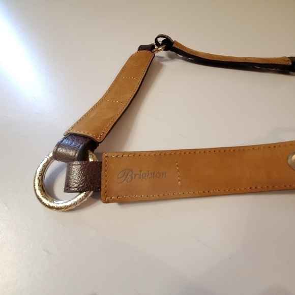 BRIGHTON "U Rock" Leather Harness Belt - Picture 3 of 9